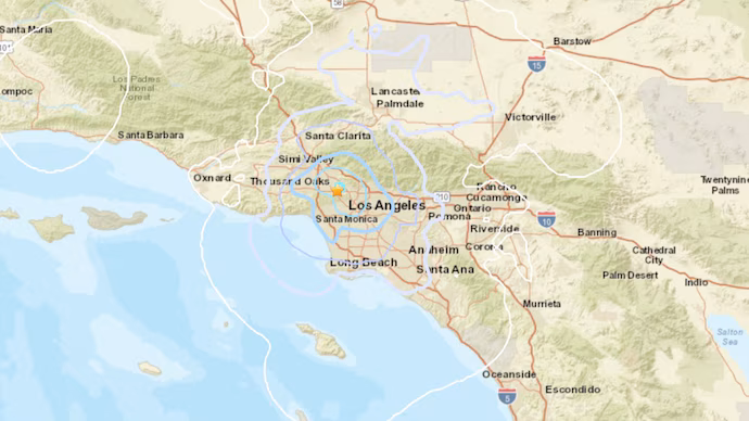 A 3.9 Richter earthquake struck the San Fernando Valley