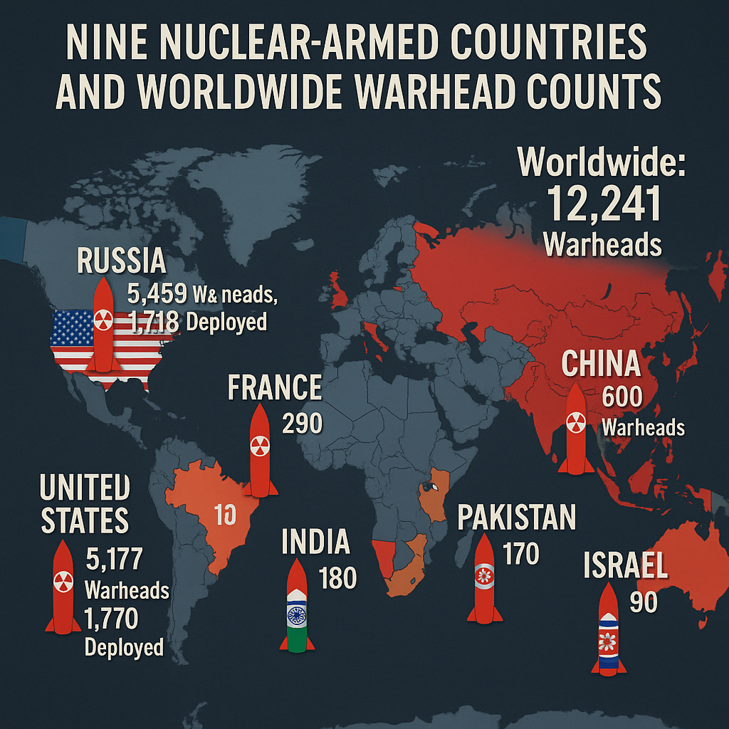 How Many Nuclear Warheads Are Out There? The Updated 2025 List