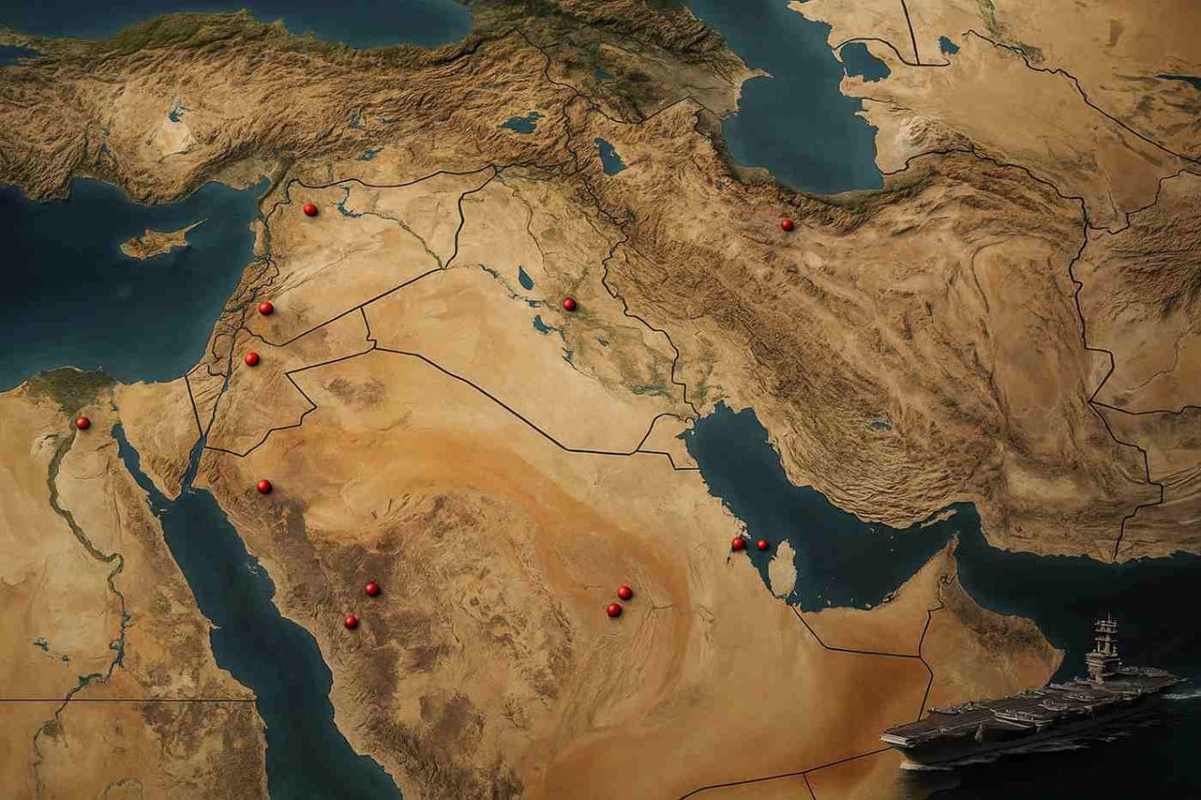 American military bases in the Middle East