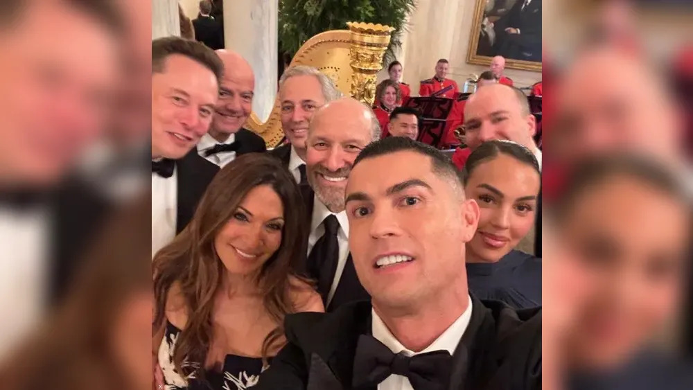 Cristiano Ronaldo Steals the Spotlight at White House Dinner With Viral “Selfie”